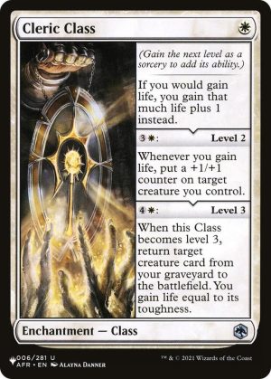 Cleric Class - 006/281: The List Reprints