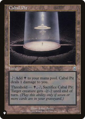 Cabal Pit - 315/350: The List Reprints