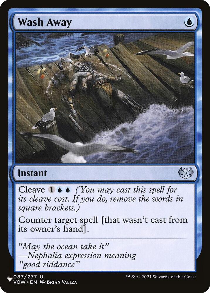 Wash Away - 087/277: The List Reprints