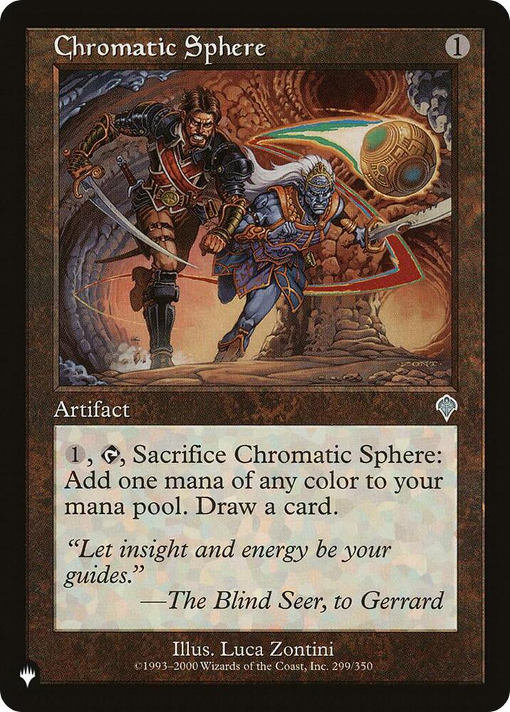 Chromatic Sphere - 299/350: The List Reprints