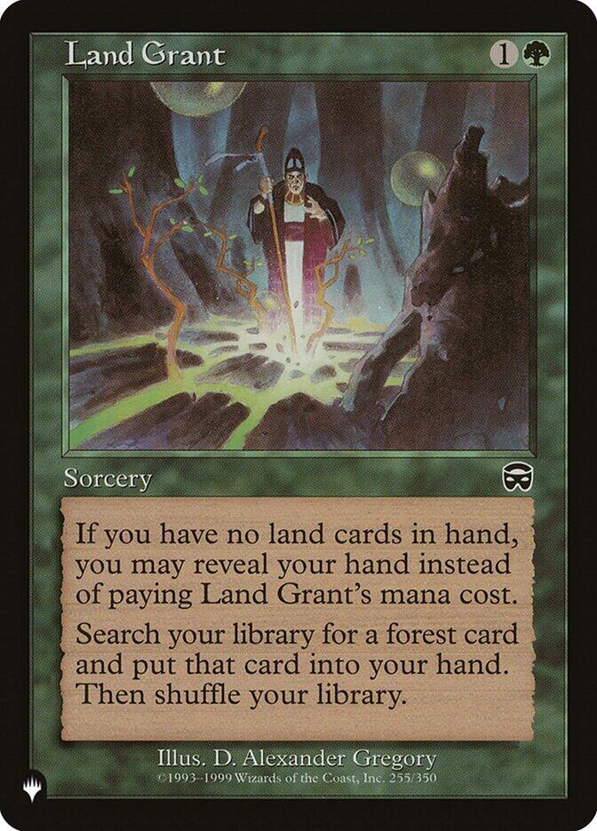Land Grant - 255/350: The List Reprints
