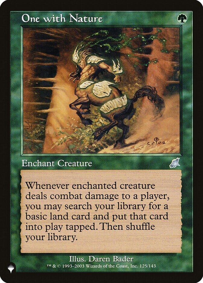 One with Nature - 125/143: The List Reprints