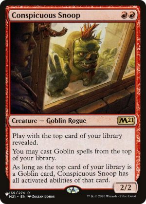 Conspicuous Snoop - 139/274: The List Reprints