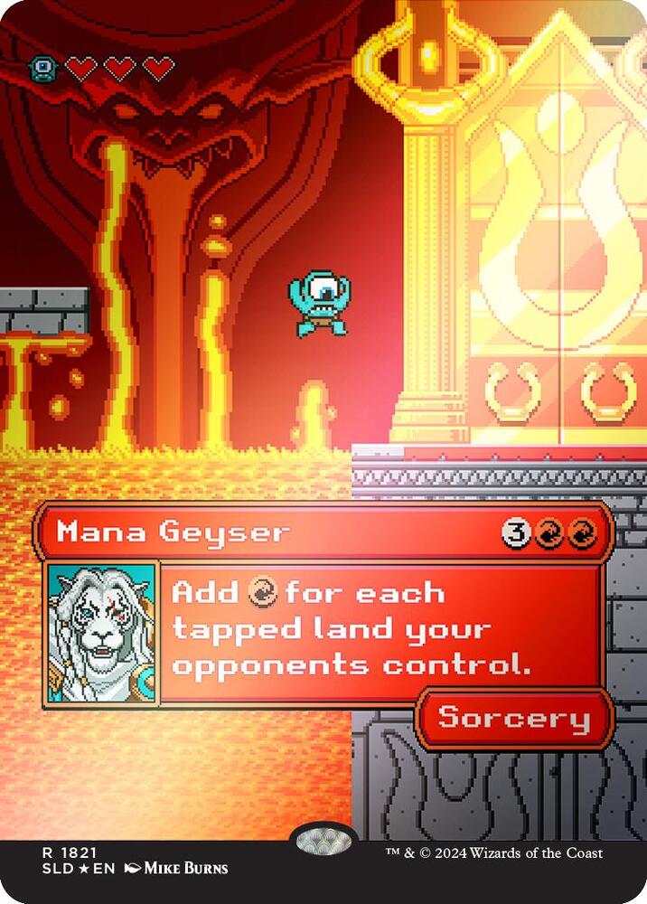 Mana Geyser (Rainbow Foil) - 1821: Secret Lair Drop Series
