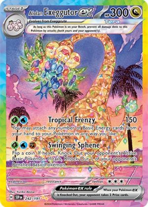Alolan Exeggutor ex - 242/191: SV08: Surging Sparks