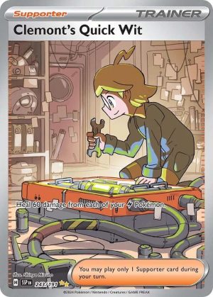Clemont's Quick Wit - 243/191: SV08: Surging Sparks
