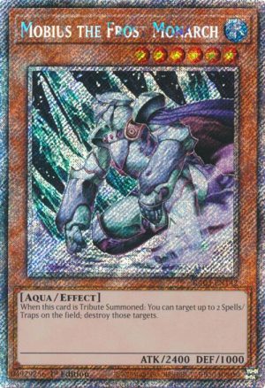 Mobius the Frost Monarch (Platinum Secret Rare) - RA03-EN142: Quarter Century Bonanza