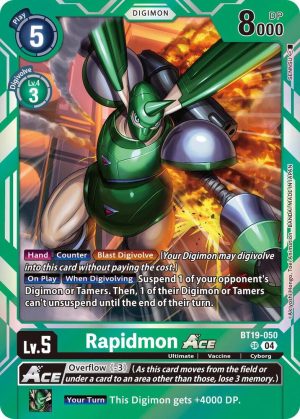 Rapidmon ACE - BT19-050 SR: Release Special Booster 2.5