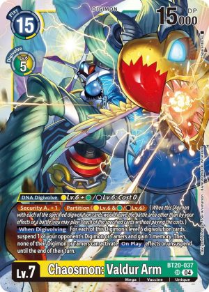 Chaosmon: Valdur Arm - BT20-037 SR: Release Special Booster 2.5