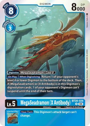 MegaSeadramon (X Antibody) - BT20-026 R: Release Special Booster 2.5