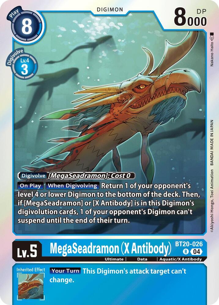 MegaSeadramon (X Antibody) - BT20-026 R: Release Special Booster 2.5