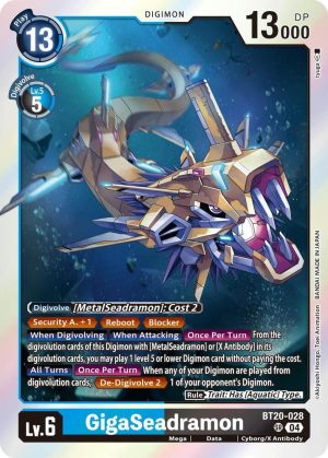 GigaSeadramon - BT20-028 SR: Release Special Booster 2.5