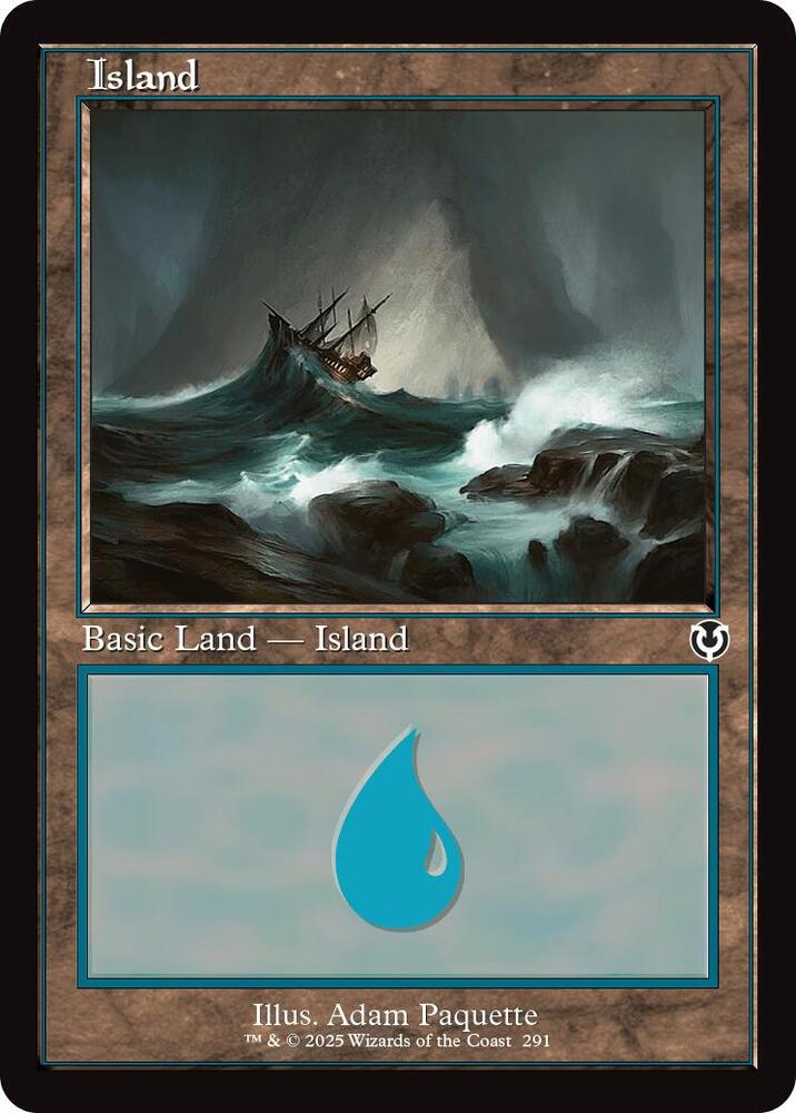 Island (291) (Retro Frame) - 291: Innistrad Remastered
