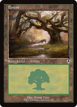 Forest (297) (Retro Frame) - 297: Innistrad Remastered