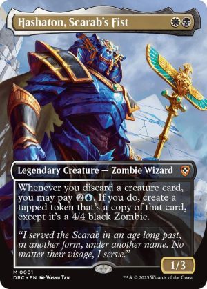 Hashaton, Scarab's Fist (Borderless) - 1: Commander: Aetherdrift
