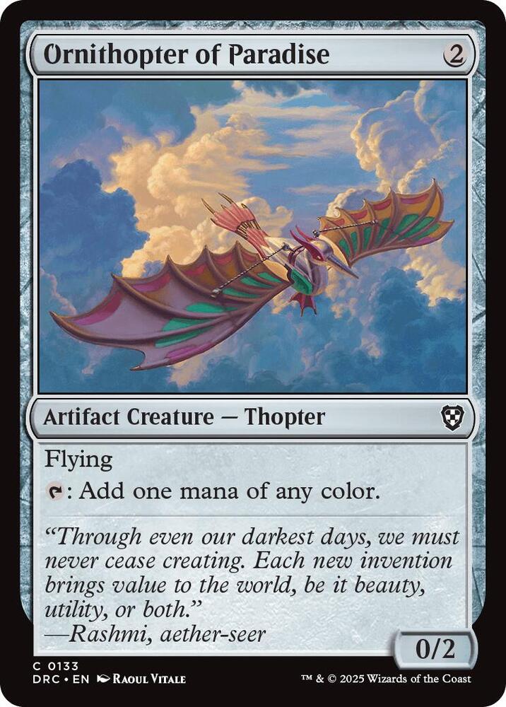 Ornithopter of Paradise - 133: Commander: Aetherdrift