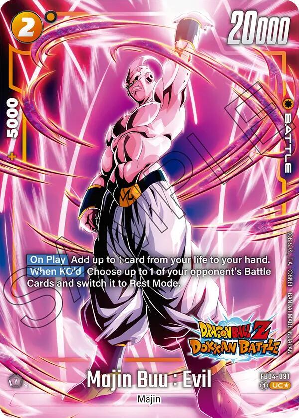 Majin Buu : Evil - FB04-091: Ultra Limit Alternate Art Reprints