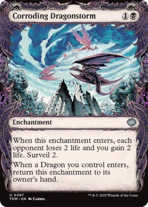 Corroding Dragonstorm (Showcase) - 297: Tarkir: Dragonstorm