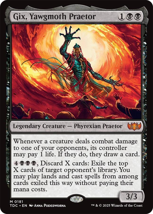 Gix, Yawgmoth Praetor - 181: Commander: Tarkir: Dragonstorm