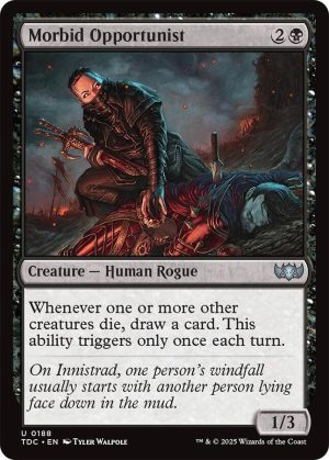 Morbid Opportunist - 188: Commander: Tarkir: Dragonstorm