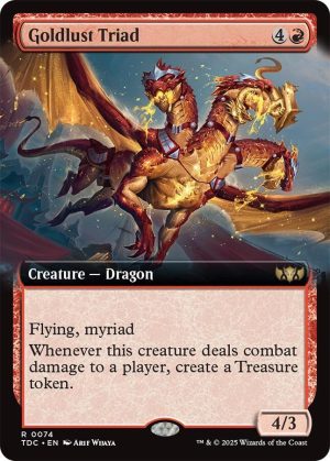 Goldlust Triad (Extended Art) - 74: Commander: Tarkir: Dragonstorm