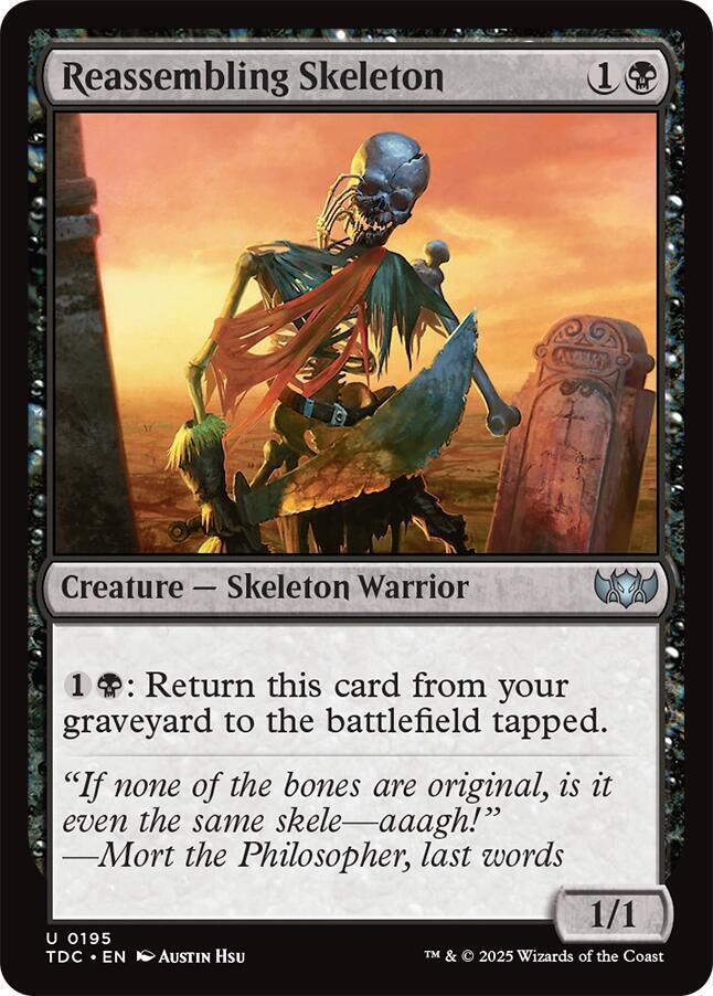 Reassembling Skeleton - 195: Commander: Tarkir: Dragonstorm