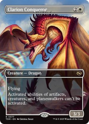 Clarion Conqueror (Borderless) - 377: Tarkir: Dragonstorm