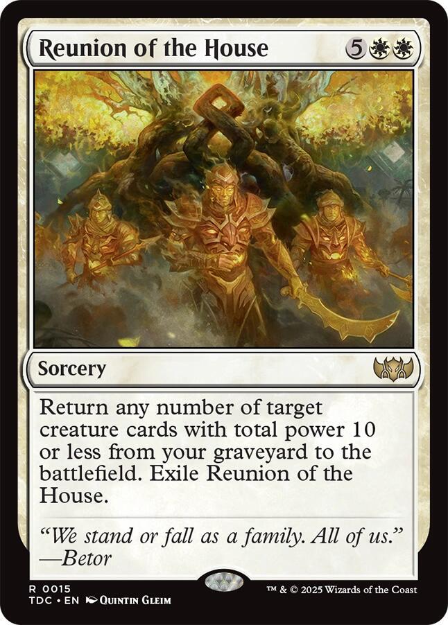 Reunion of the House - 15: Commander: Tarkir: Dragonstorm