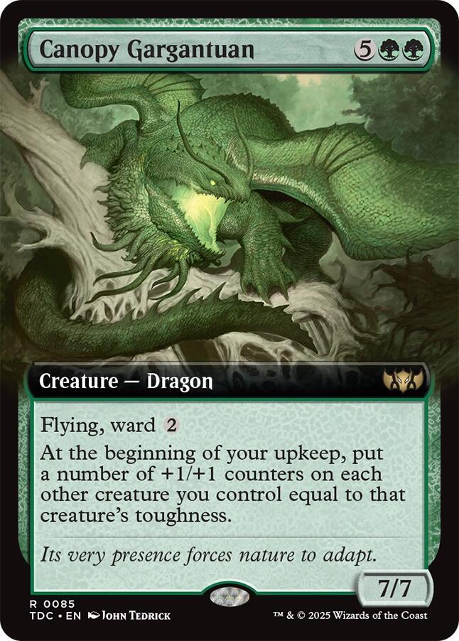 Canopy Gargantuan (Extended Art) - 85: Commander: Tarkir: Dragonstorm