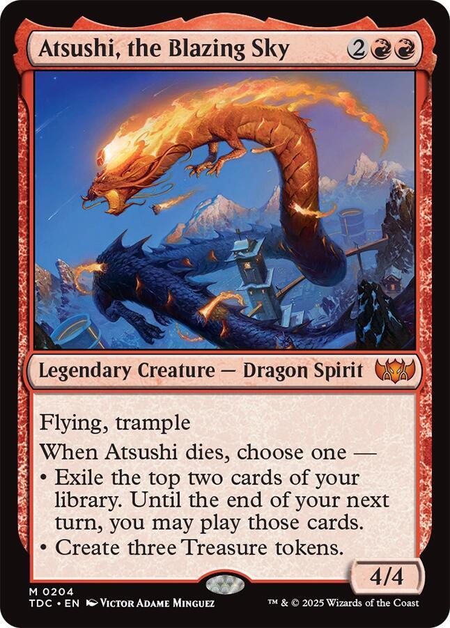 Atsushi, the Blazing Sky - 204: Commander: Tarkir: Dragonstorm