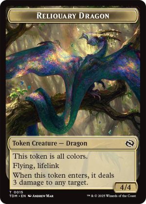 Reliquary Dragon // Dragon (0011) Double - 15 // 11: Tarkir: Dragonstorm