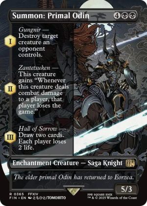 Summon: Primal Odin (Borderless) - 365: FINAL FANTASY