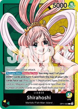 Shirahoshi (022) - OP11-022: A Fist of Divine Speed