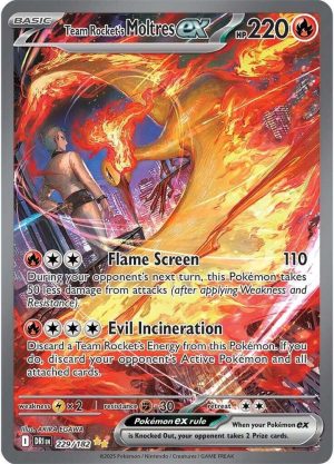 Team Rocket's Moltres ex - 229/182: SV10: Destined Rivals