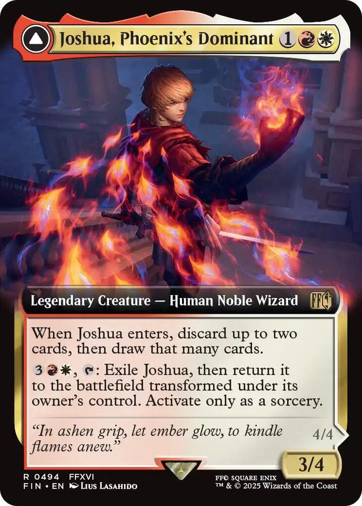 Joshua, Phoenix's Dominant (Extended Art) - 494: FINAL FANTASY