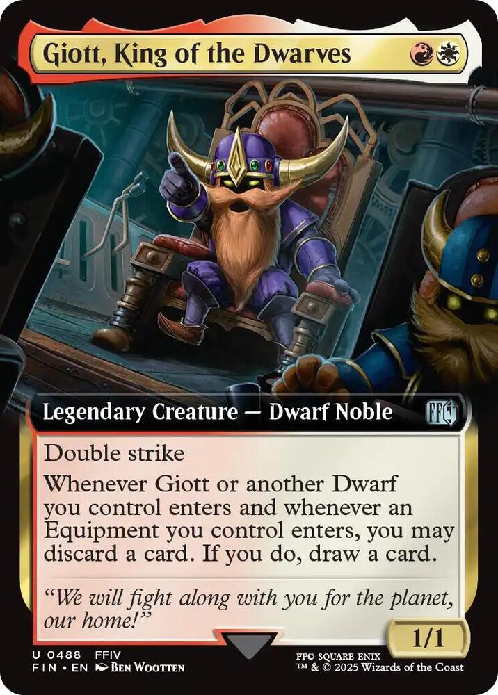 Giott, King of the Dwarves (Extended Art) - 488: FINAL FANTASY