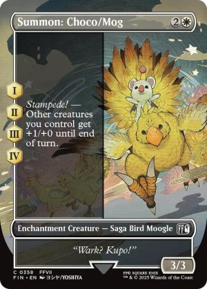 Summon: Choco/Mog (Borderless) - 358: FINAL FANTASY