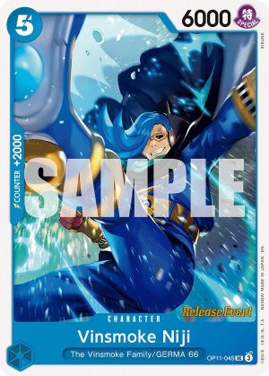 Vinsmoke Niji - OP11-045: A Fist of Divine Speed Release Event Cards
