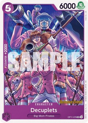 Decuplets - OP11-078: A Fist of Divine Speed Release Event Cards