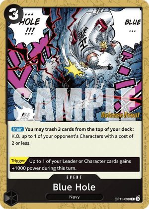 Blue Hole - OP11-098: A Fist of Divine Speed Release Event Cards