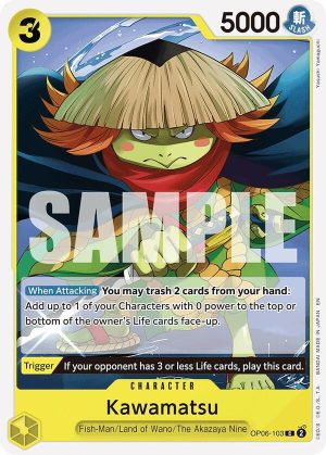 Kawamatsu (Reprint) - OP06-103: Starter Deck 28: GREEN/YELLOW Yamato