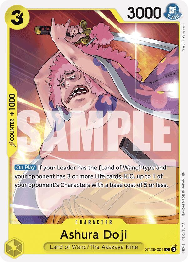 Ashura Doji - ST28-001: Starter Deck 28: GREEN/YELLOW Yamato