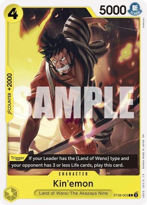Kin'emon - ST28-003: Starter Deck 28: GREEN/YELLOW Yamato