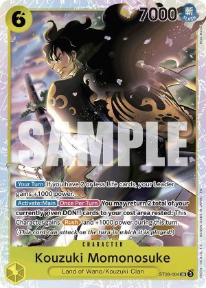 Kouzuki Momonosuke - ST28-004: Starter Deck 28: GREEN/YELLOW Yamato