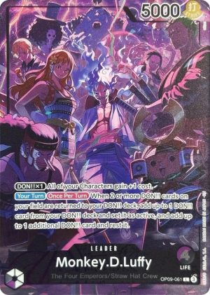 Monkey.D.Luffy (English Version 2nd Anniversary Set) - OP09-061: One Piece Promotion Cards