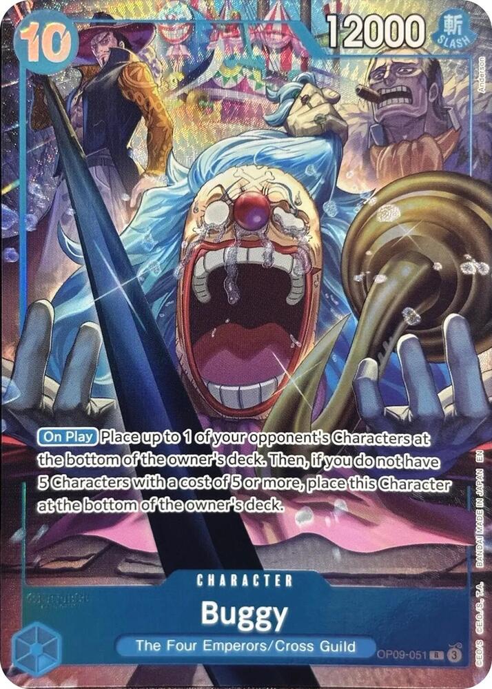 Buggy (051) (English Version 2nd Anniversary Set) - OP09-051: One Piece Promotion Cards