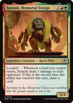 Tannuk, Memorial Ensign - 233: Edge of Eternities