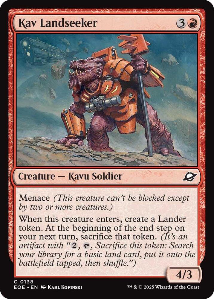 Kav Landseeker - 138: Edge of Eternities