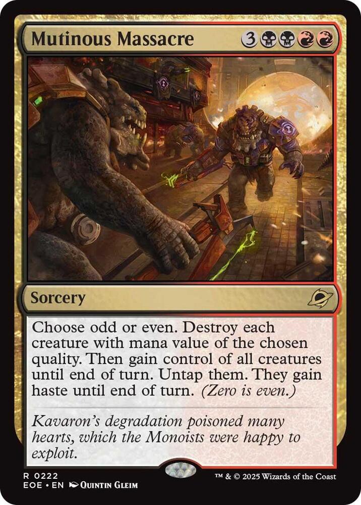 Mutinous Massacre - 222: Edge of Eternities