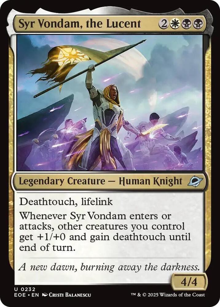 Syr Vondam, the Lucent - 232: Edge of Eternities